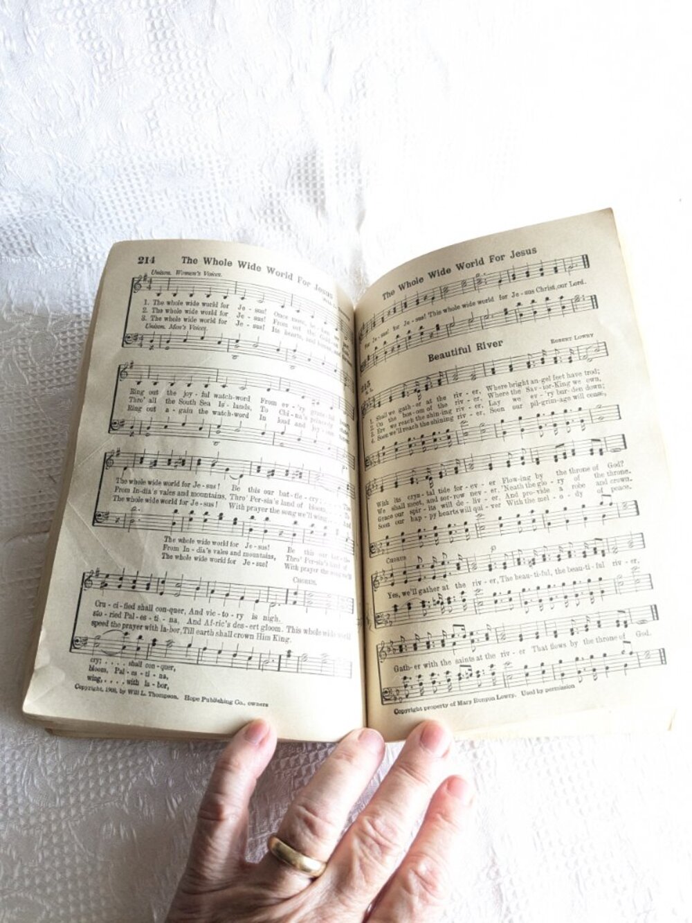 Cokesbury Hymnal 1923 Church Hymn Book Softback Antique Victorian - Picture 9 of 11
